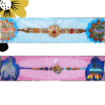 2 Designer Rakhi Combo Set - Image 2