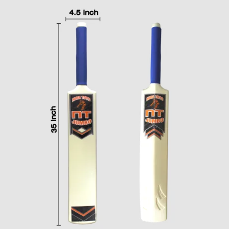 NIDA PVC Cricket Bat - Full Size, Heavy-Duty for Tennis Ball Play, with Ergonomic Anti-Slip Grip (766g) - Image 2