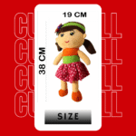 Snuggle with DyneJoy’s Plush Bunny - Soft, Safe & Colorful Toy for Kids (38cm) - Image 4