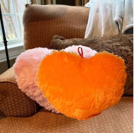 Comfort Fur Heart Pillow - Image 5