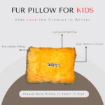 Baby Fur Pillow-Yellow - Image 4