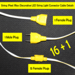 Rice light Jointer & Connector Cable( No Replacement,No Guarantee Product) - Image 2