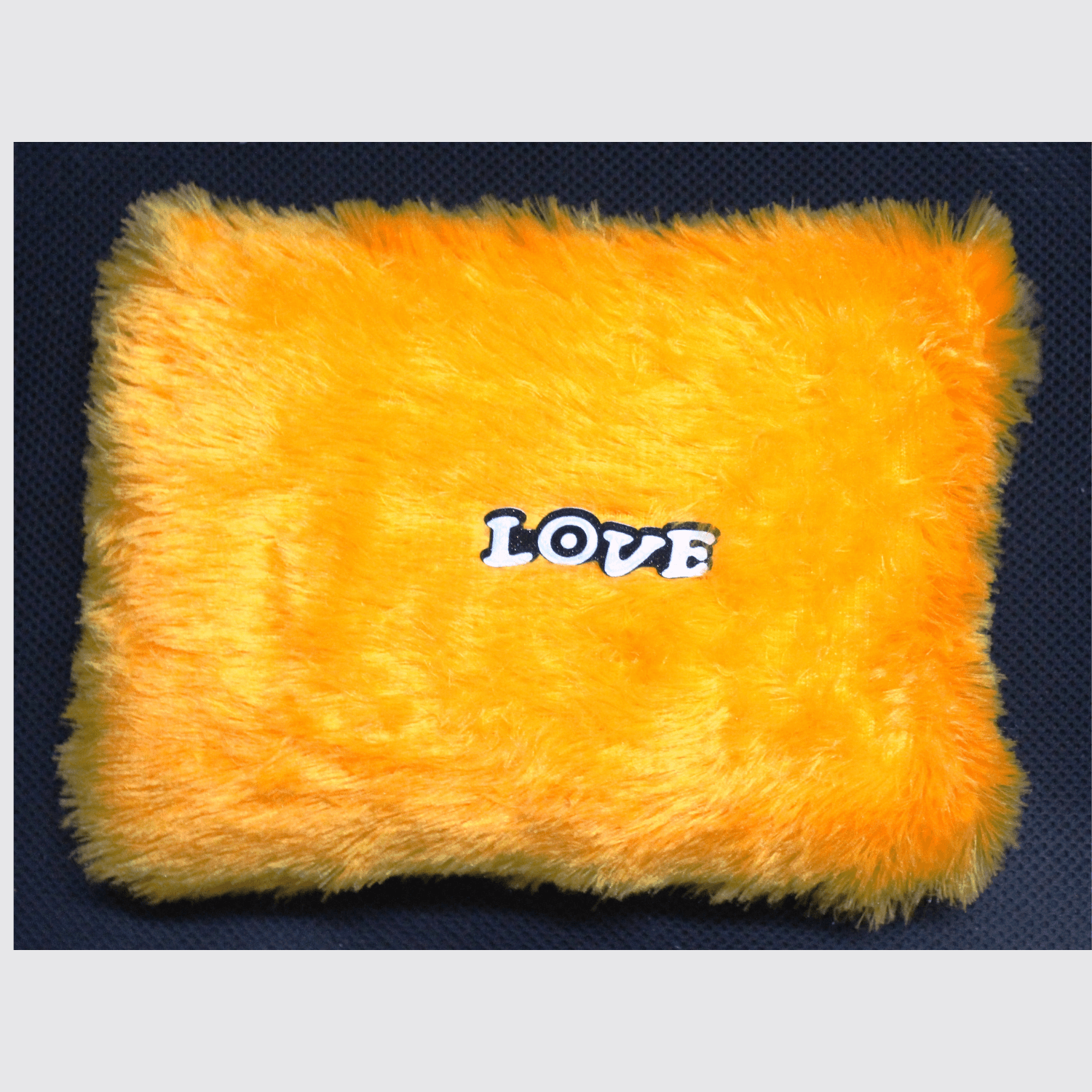 Baby Fur Pillow-Yellow