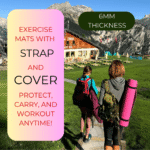 6mm Thickness Yoga Mat + Cover + Carry Strap – 2ft x 6ft, EVA , Non-Slip Exercise Mat for Home Workout, Pilates, Gym & Fitness (Anti-Skid, Eco-friendly) Pack of 1 - Image 2