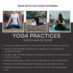 4mm Thickness Yoga Mat – 2ft x 6ft, EVA , Non-Slip Exercise Mat for Home Workout, Pilates, Gym & Fitness (Anti-Skid, Eco-friendly) - Image 4