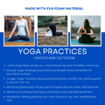 4mm Thickness Yoga Mat – 2ft x 6ft, EVA , Non-Slip Exercise Mat for Home Workout, Pilates, Gym & Fitness (Anti-Skid, Eco-friendly) - Image 3