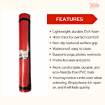 4mm Thickness Yoga Mat – 2ft x 6ft, EVA , Non-Slip Exercise Mat for Home Workout, Pilates, Gym & Fitness (Anti-Skid, Eco-friendly) - Image 2