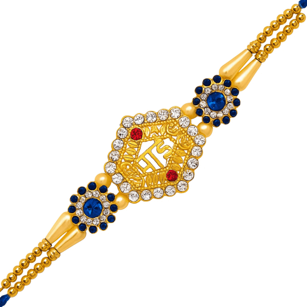 Gemstone Rakhi Bracelet Combo