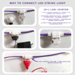 Dynebeam 10+1 LED String Light Connector – Universal Jhalar Jointor for Secure Festive Lighting (Made in India) - Image 4