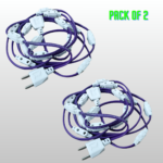 DYNEBEAM ® 16+1 LED String Light Connector – Jhalar Jointer for Festive Lighting-Female Sockets Wire Connector (Pack of 2)